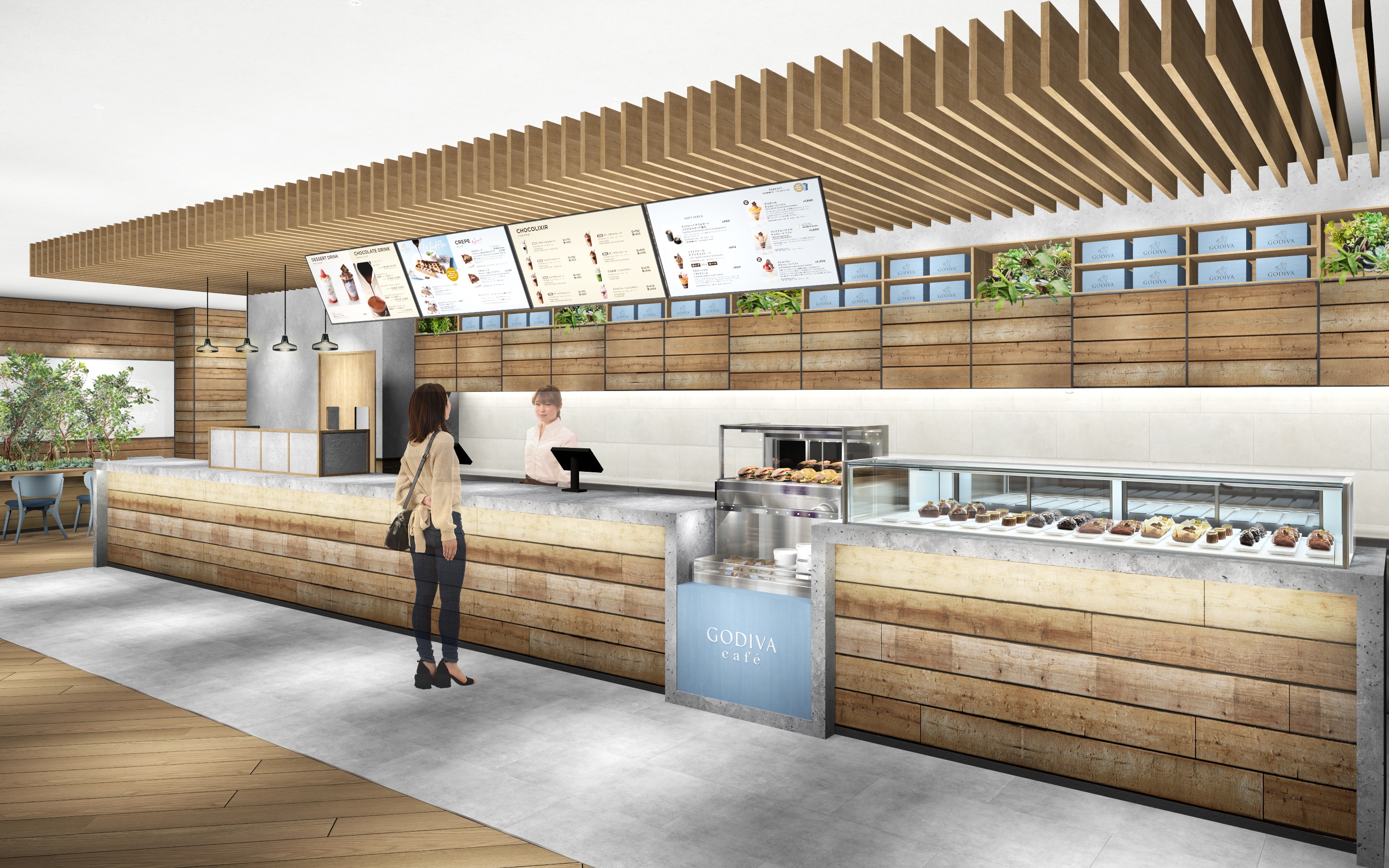 ゴディバカフェ外観